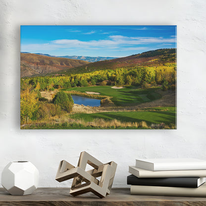 Red Sky Ranch And Golf Club, Fazio Course Hole 17, Wolcott, Colorado, Golf Art Print