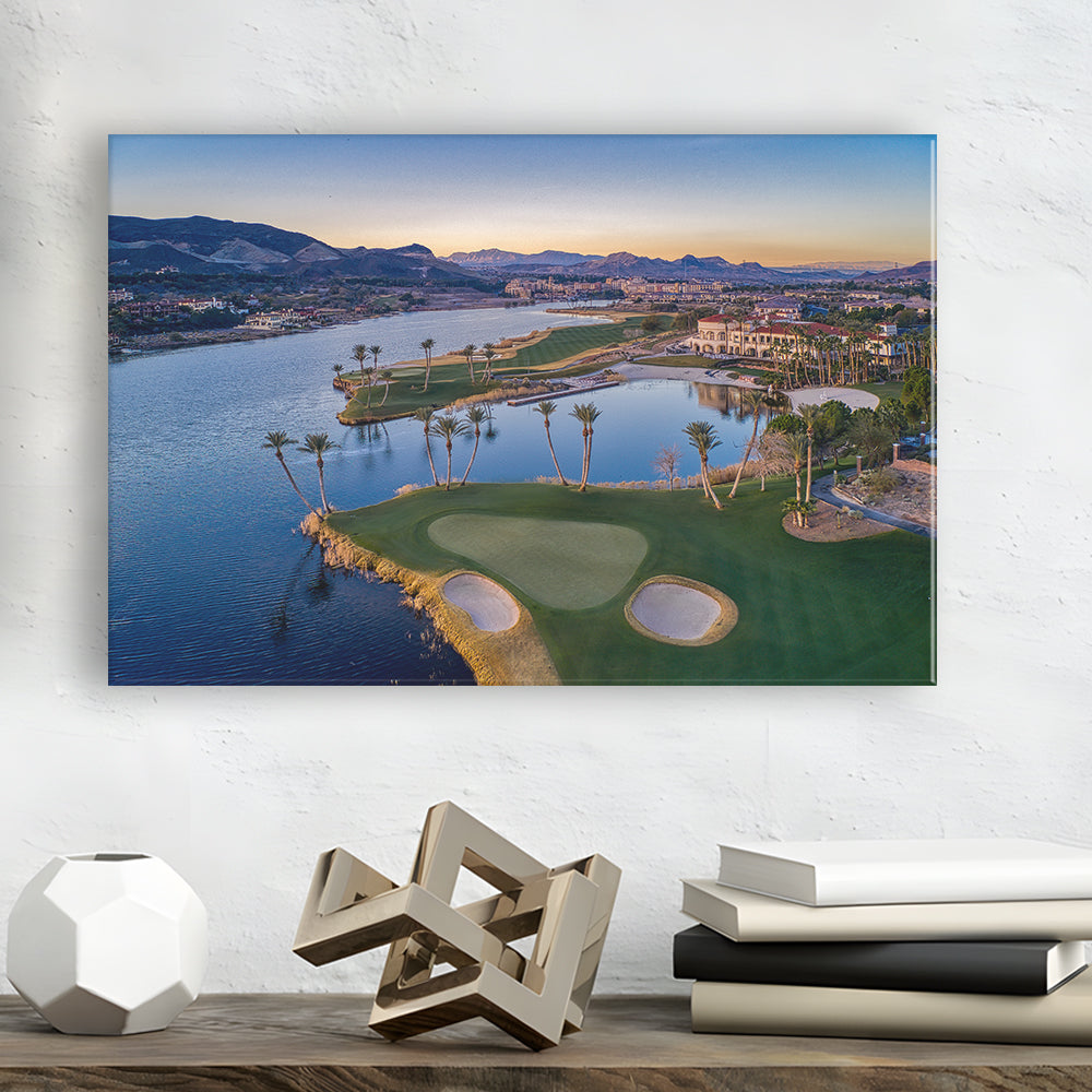 Reflection Bay Golf Courses In Las Vegas, Nv, Golf Art Print,Gifts Golf Lover