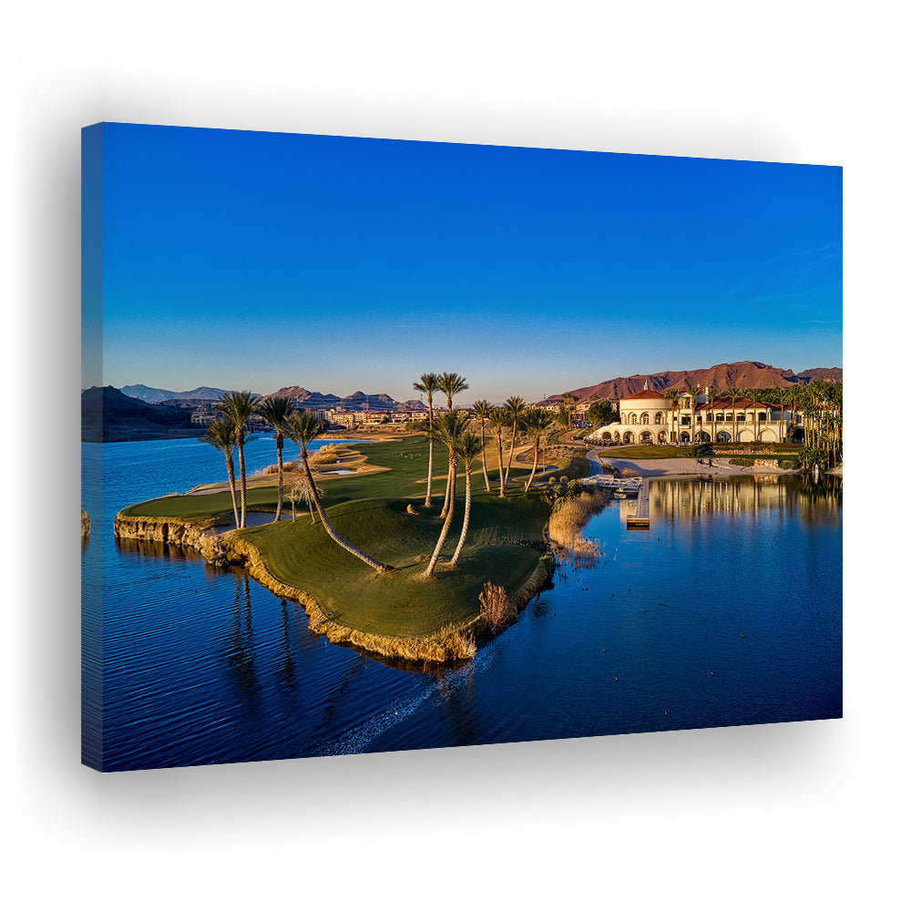 Reflection Bay Golf Courses In Las Vegas, Nv 2, Golf Art Print,Gifts Golf Lover