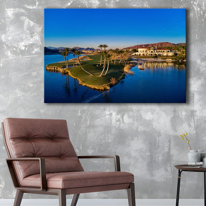 Reflection Bay Golf Courses In Las Vegas, Nv 2, Golf Art Print,Gifts Golf Lover