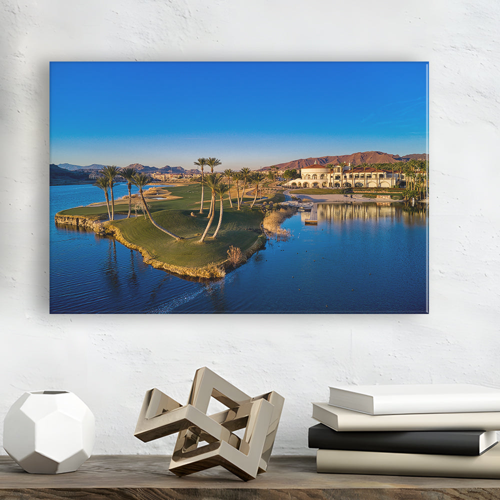 Reflection Bay Golf Courses In Las Vegas, Nv 2, Golf Art Print,Gifts Golf Lover