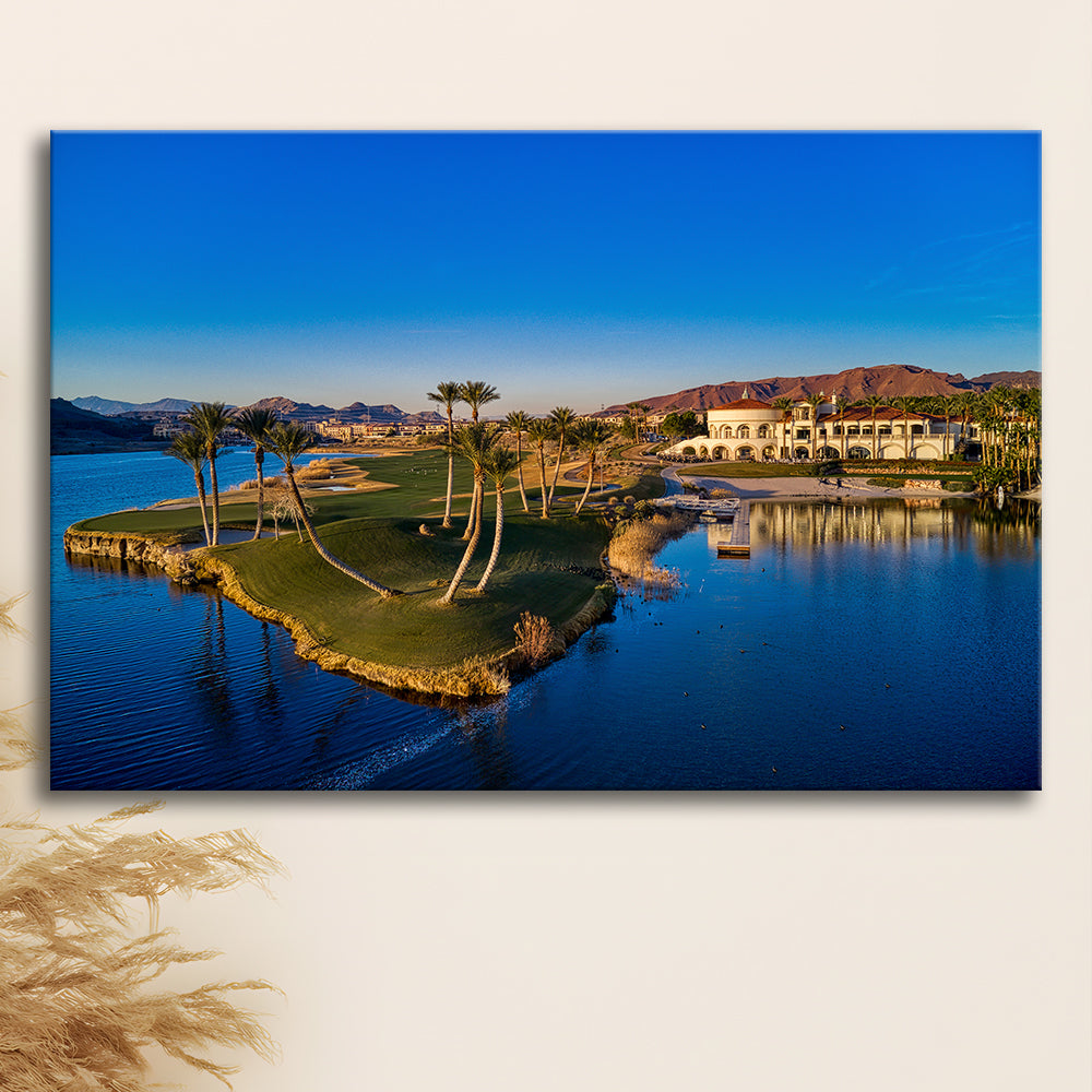 Reflection Bay Golf Courses In Las Vegas, Nv 2, Golf Art Print,Gifts Golf Lover