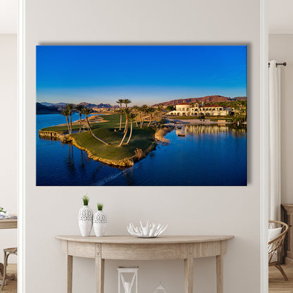 Reflection Bay Golf Courses In Las Vegas, Nv 2, Golf Art Print,Gifts Golf Lover