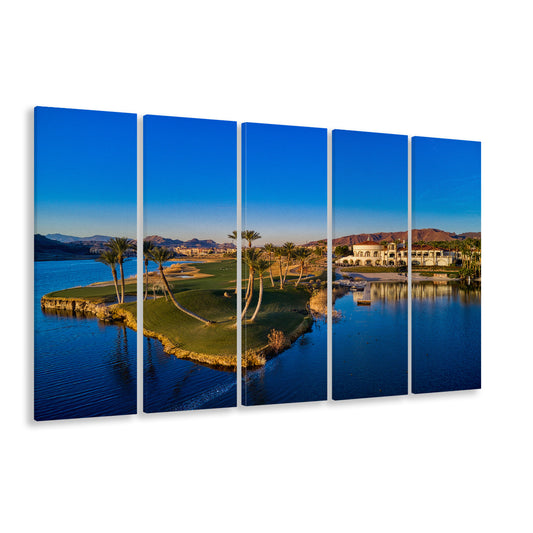 Reflection Bay Golf Courses In Las Vegas, Nv 2, Golf Art Print, Extra Large Canvas Print Wall Art