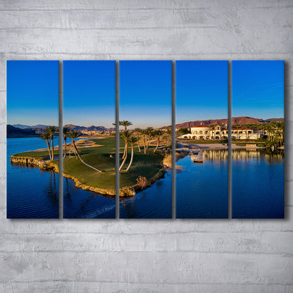 Reflection Bay Golf Courses In Las Vegas, Nv 2, Golf Art Print, Extra Large Canvas Print Wall Art