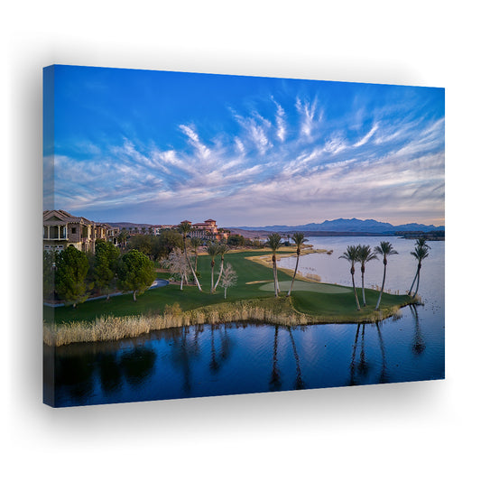 Reflection Bay Golf Courses In Las Vegas, Nv 3, Golf Art Print,Gifts Golf Lover