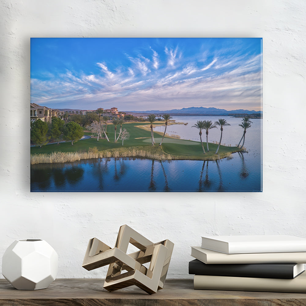 Reflection Bay Golf Courses In Las Vegas, Nv 3, Golf Art Print,Gifts Golf Lover