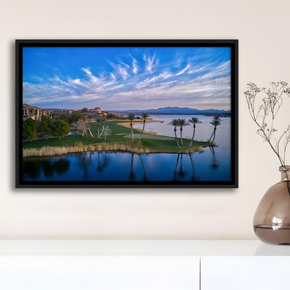 Reflection Bay Golf Courses In Las Vegas, Nv 3, Floating Framed Canvas Print Wall Art