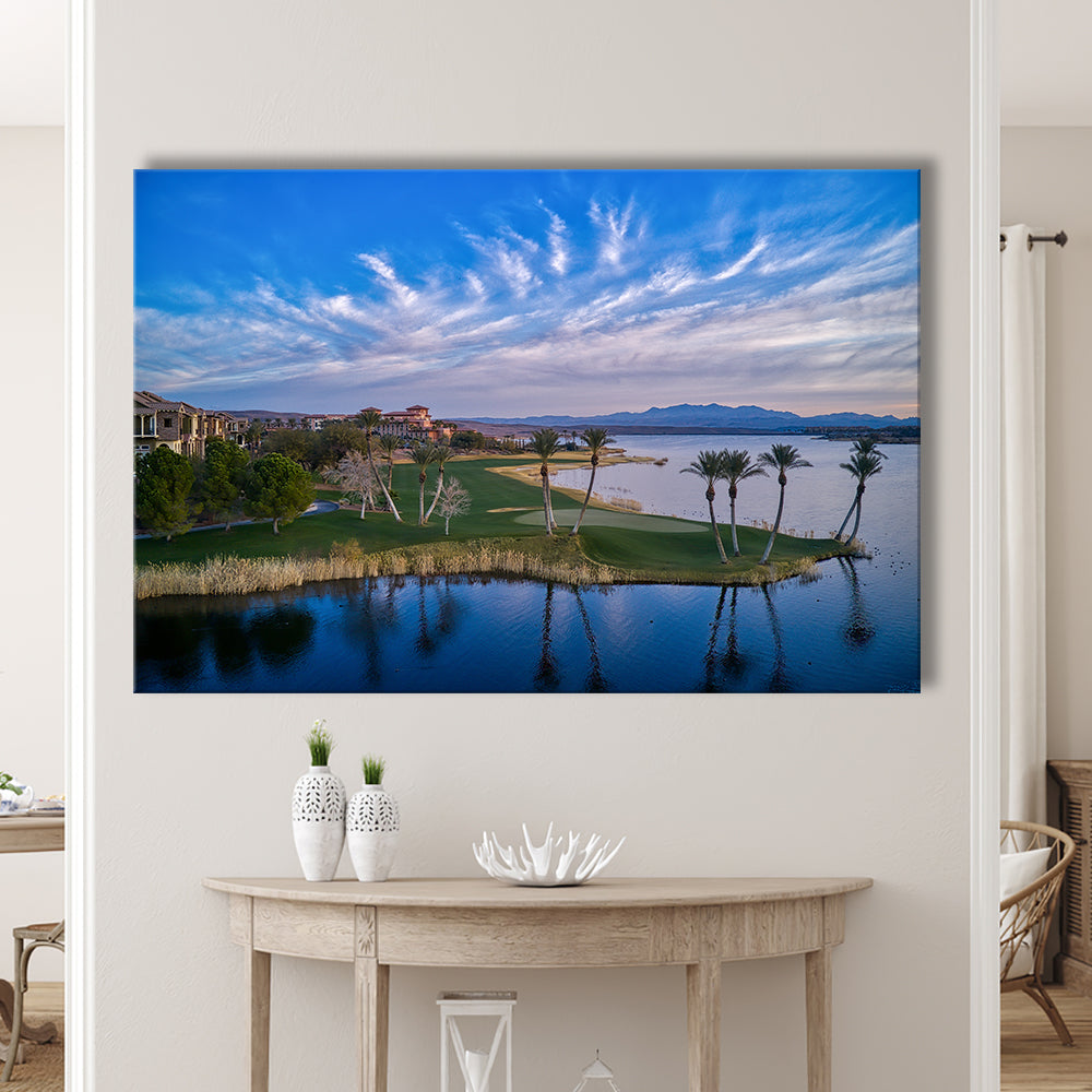 Reflection Bay Golf Courses In Las Vegas, Nv 3, Golf Art Print,Gifts Golf Lover