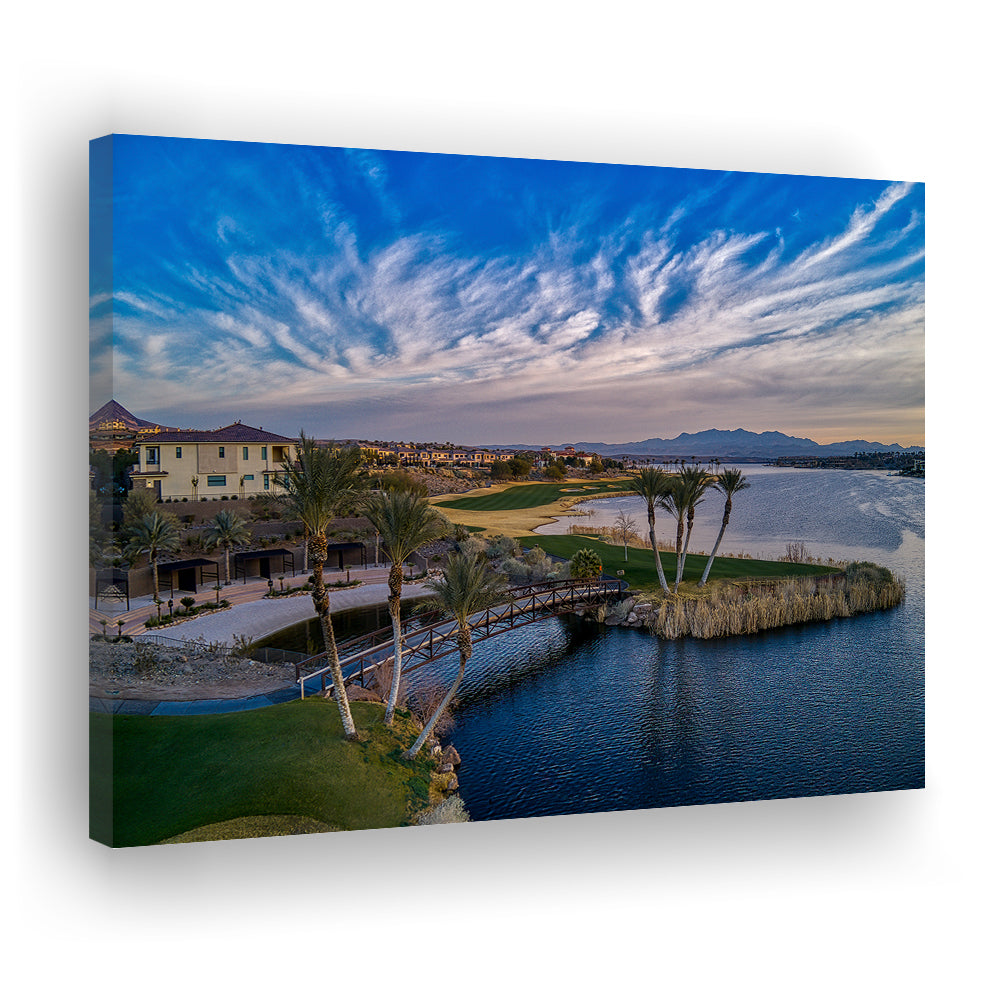 Reflection Bay Golf Courses In Las Vegas, Nv 4, Golf Art Print,Gifts Golf Lover