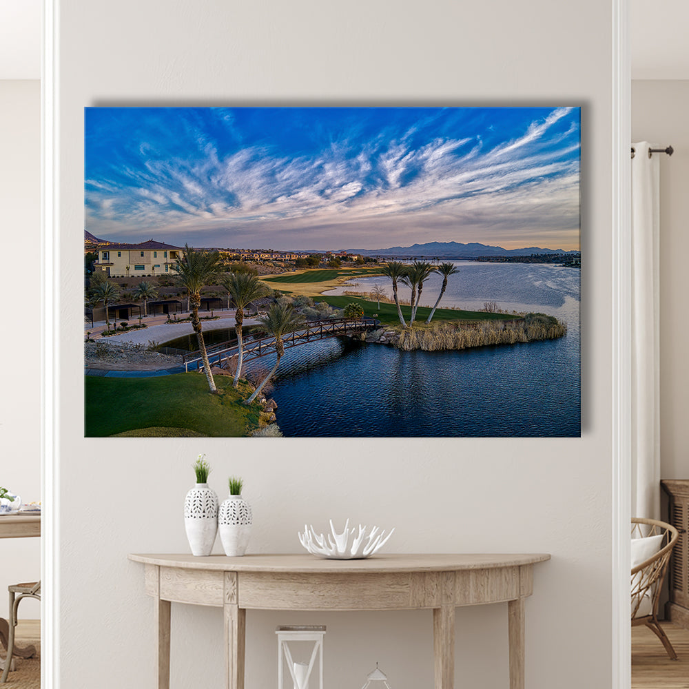 Reflection Bay Golf Courses In Las Vegas, Nv 4, Golf Art Print,Gifts Golf Lover