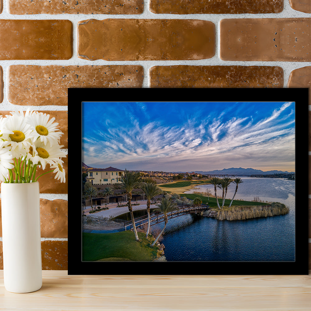 Reflection Bay Golf Courses In Las Vegas, Nv 4, Framed Art Print Wall Decor, Picture Framed