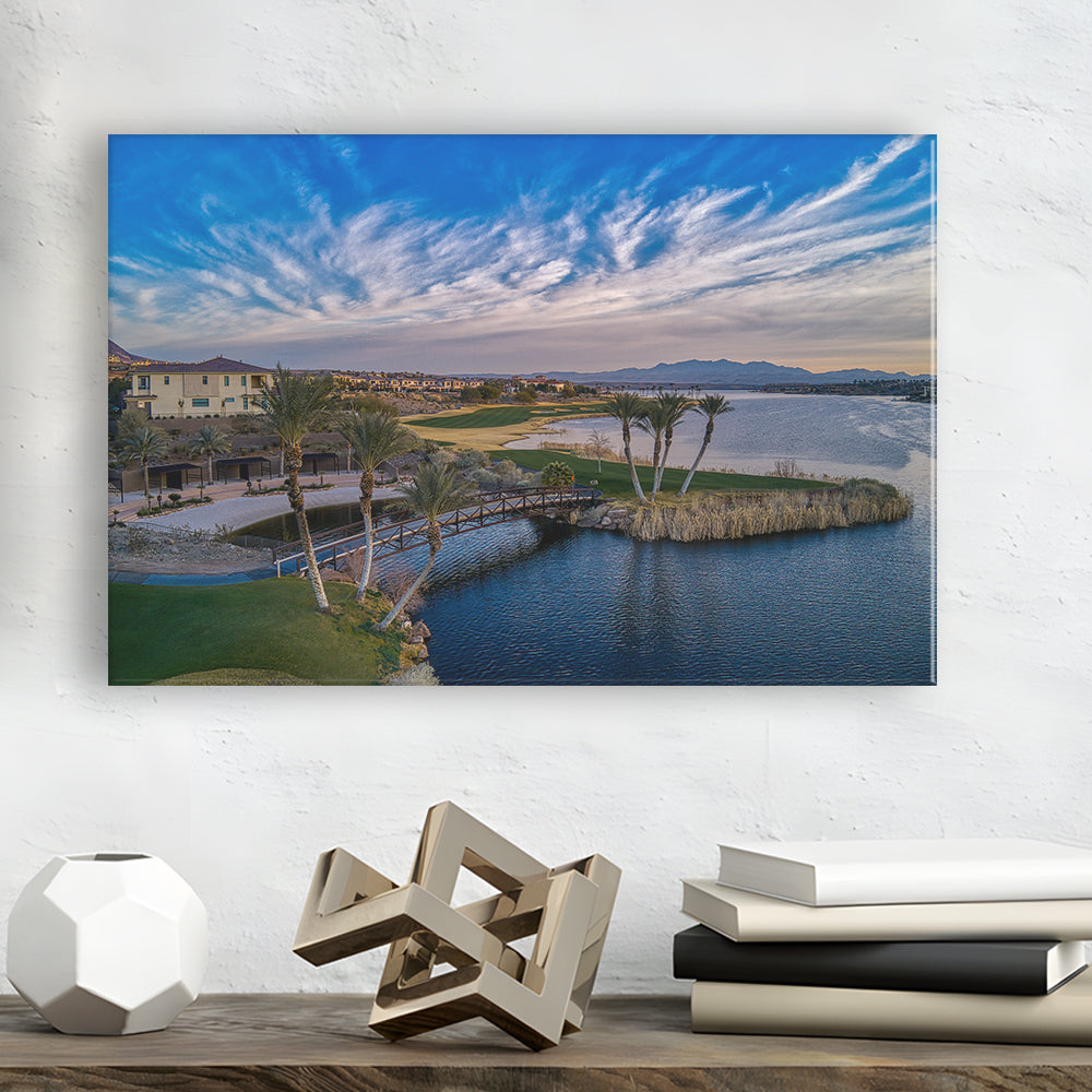 Reflection Bay Golf Courses In Las Vegas, Nv 4, Golf Art Print,Gifts Golf Lover