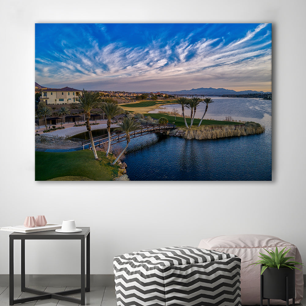 Reflection Bay Golf Courses In Las Vegas, Nv 4, Golf Art Print,Gifts Golf Lover
