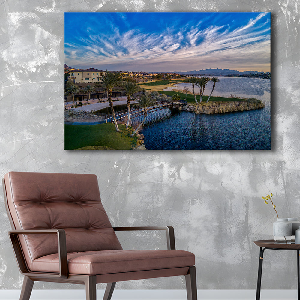 Reflection Bay Golf Courses In Las Vegas, Nv 4, Golf Art Print,Gifts Golf Lover