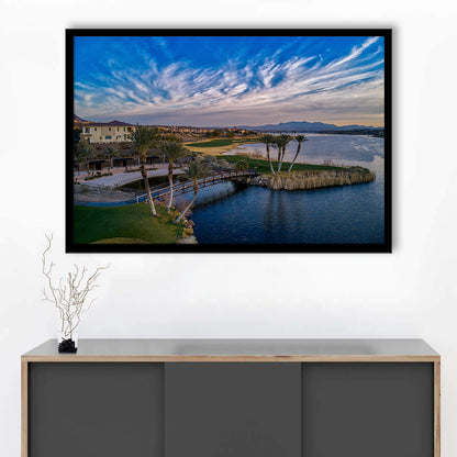 Reflection Bay Golf Courses In Las Vegas, Nv 4, Framed Art Print Wall Decor, Picture Framed