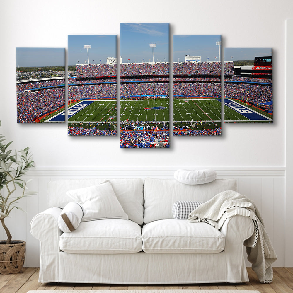 Rich Stadium, Stadium Canvas, Sport Art, Gift for him, 5 Panel, Large Canvas, Canvas Print Wall Art