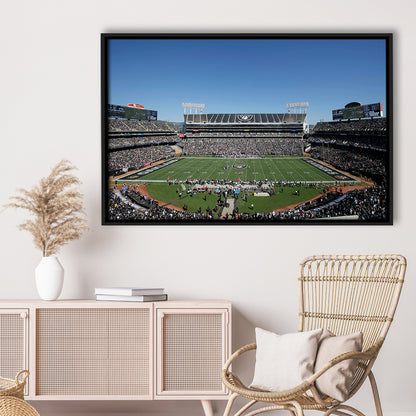 Ring Central Coliseum, Stadium Canvas, Sport Art, Framed Canvas Print Wall Art, Floating Frame