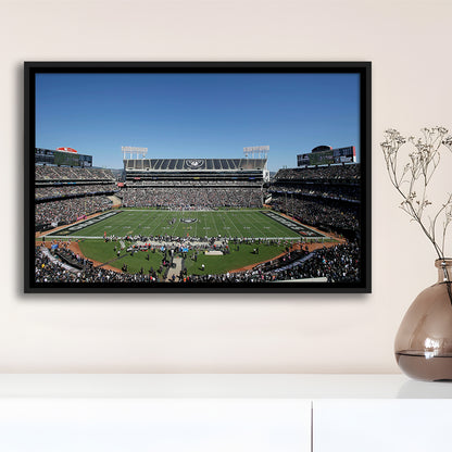 Ring Central Coliseum, Stadium Canvas, Sport Art, Framed Canvas Print Wall Art, Floating Frame