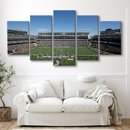 Ring Central Coliseum, Stadium Canvas, Sport Art, Gift for him, 5 Panel, Large Canvas, Canvas Print Wall Art