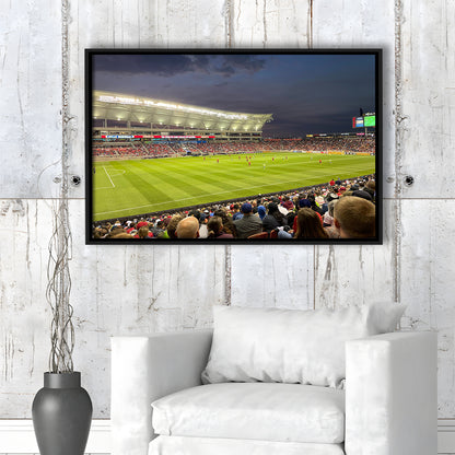 Rio Tinto Stadium, Stadium Canvas, Sport Art, Framed Canvas Print Wall Art, Floating Frame
