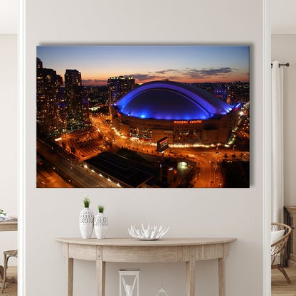 Rogers Center, Stadium Canvas, Sport Art, Gift for him, Man Cave Decor, Art Print, Canvas Print Wall Art