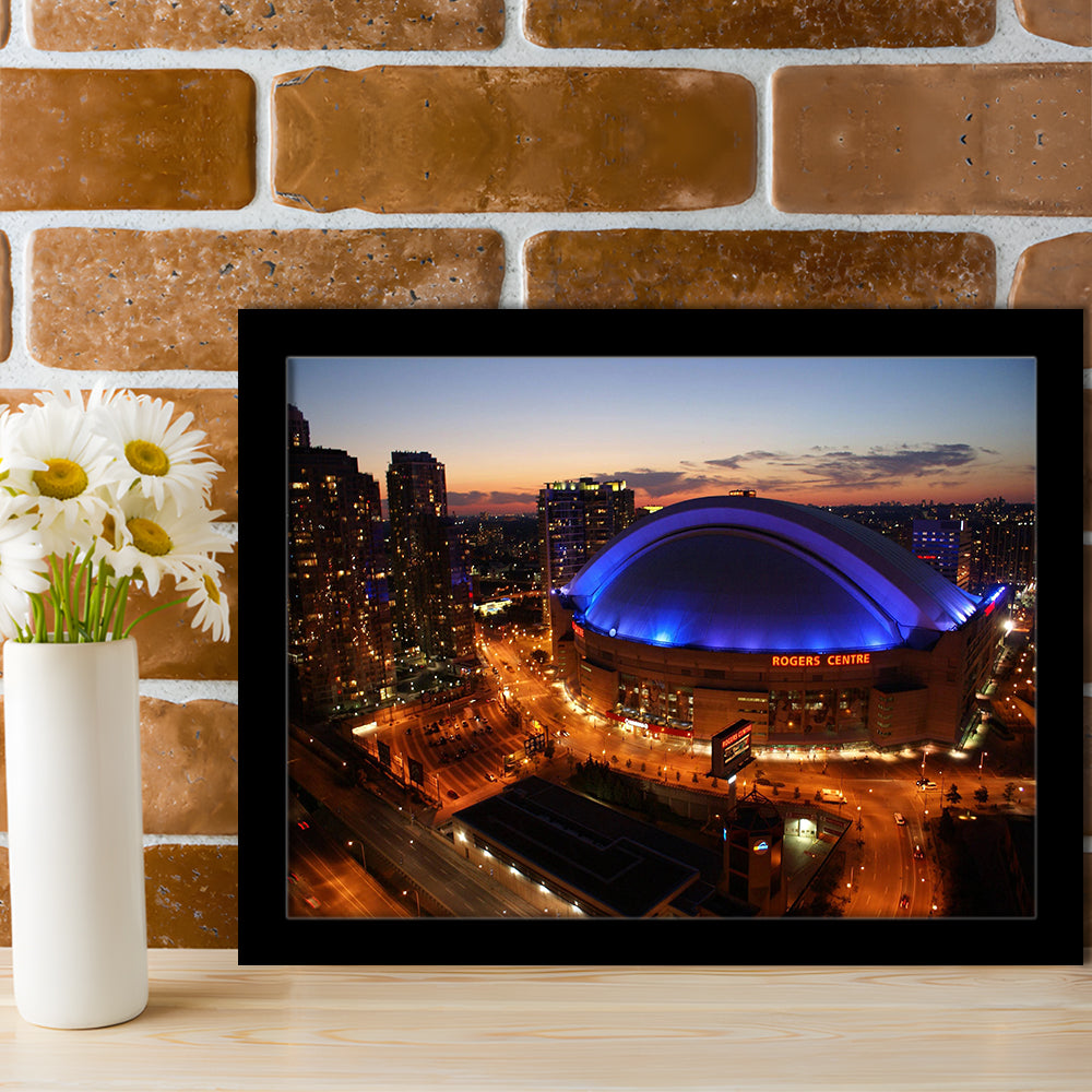Rogers Center, Stadium Canvas, Sport Art, Gift for him, Framed Art Print Wall Decor, Picture Framed