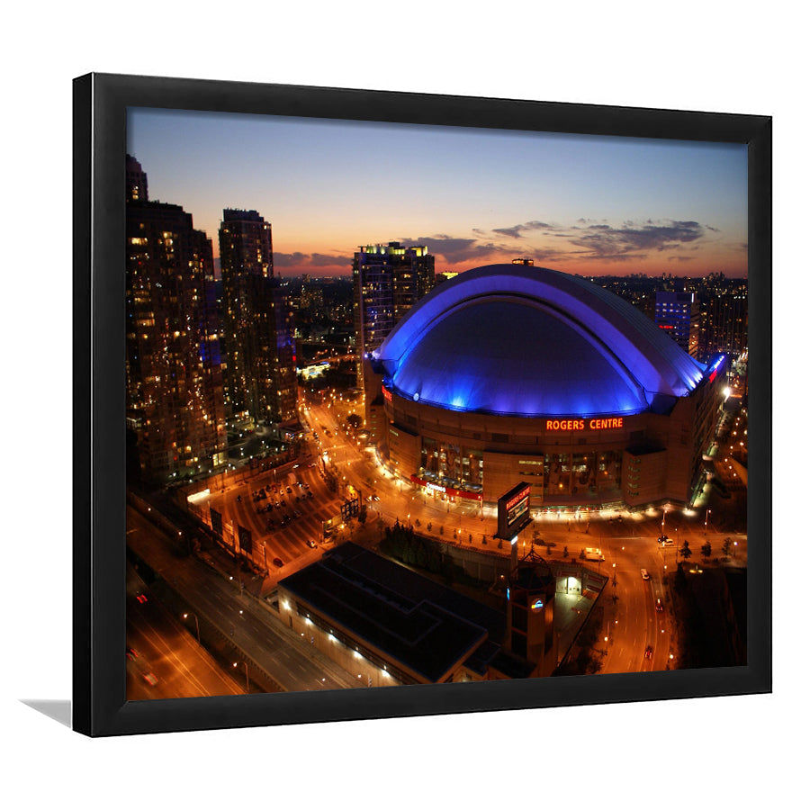 Rogers Center, Stadium Canvas, Sport Art, Gift for him, Framed Art Print Wall Decor, Picture Framed
