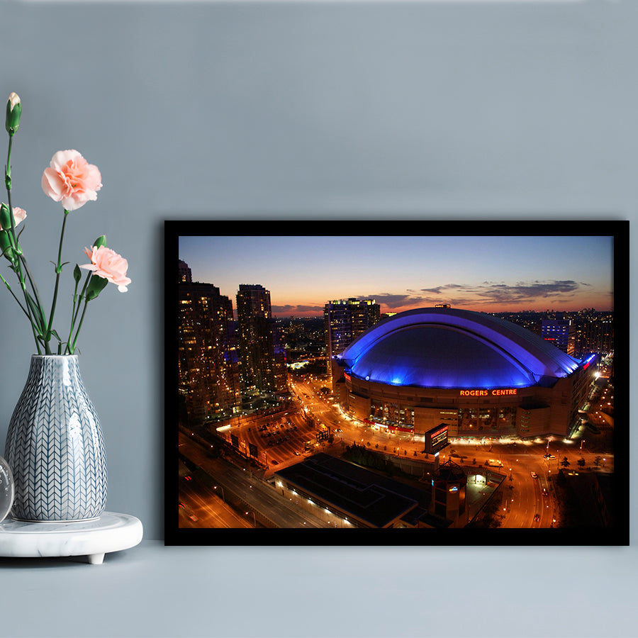 Rogers Center, Stadium Canvas, Sport Art, Gift for him, Framed Art Print Wall Decor, Picture Framed