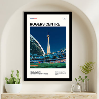 Rogers Centre Print, Toronto Blue Jays Stadium Art, Gifts for him, Sport Art, Framed Art Print Wall Decor
