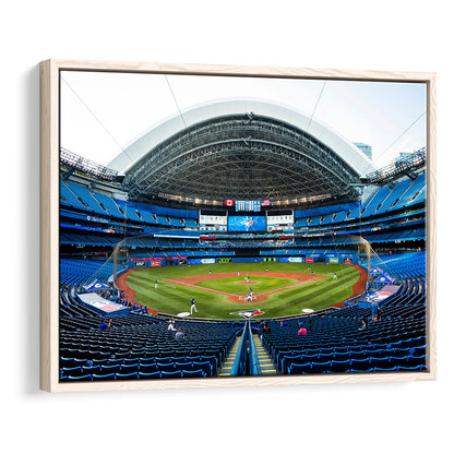 Rogers Centre, Stadium Canvas, Sport Art, Framed Canvas Print Wall Art, Floating Frame