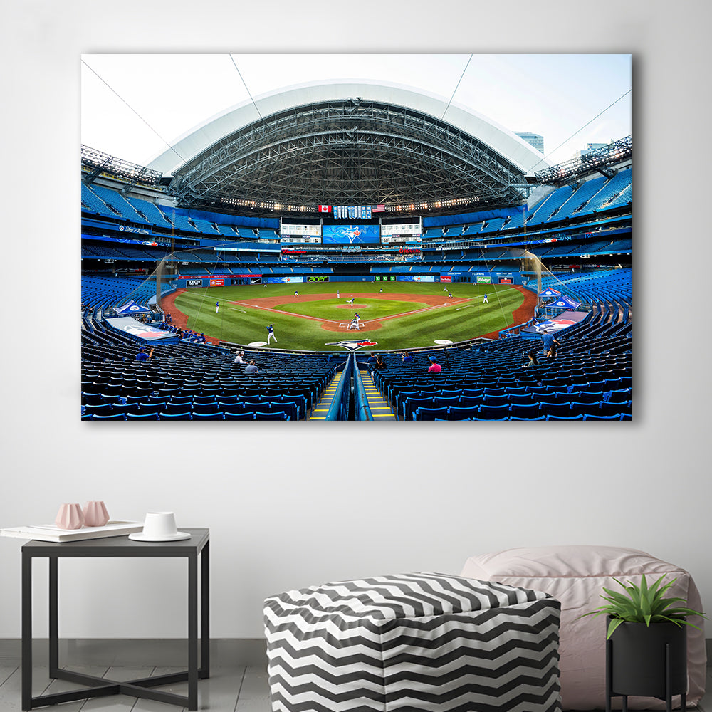 Rogers Centre, Stadium Canvas, Sport Art, Gift for him, Man Cave Decor, Art Print, Canvas Print Wall Art