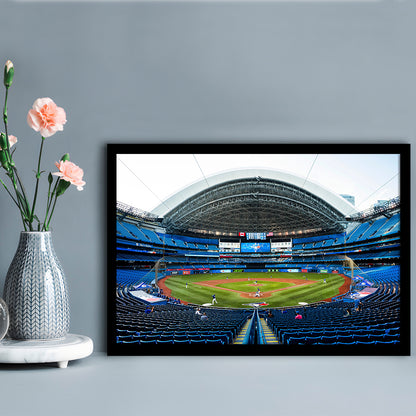 Rogers Centre, Stadium Canvas, Sport Art, Gift for him, Framed Art Print Wall Decor, Picture Framed