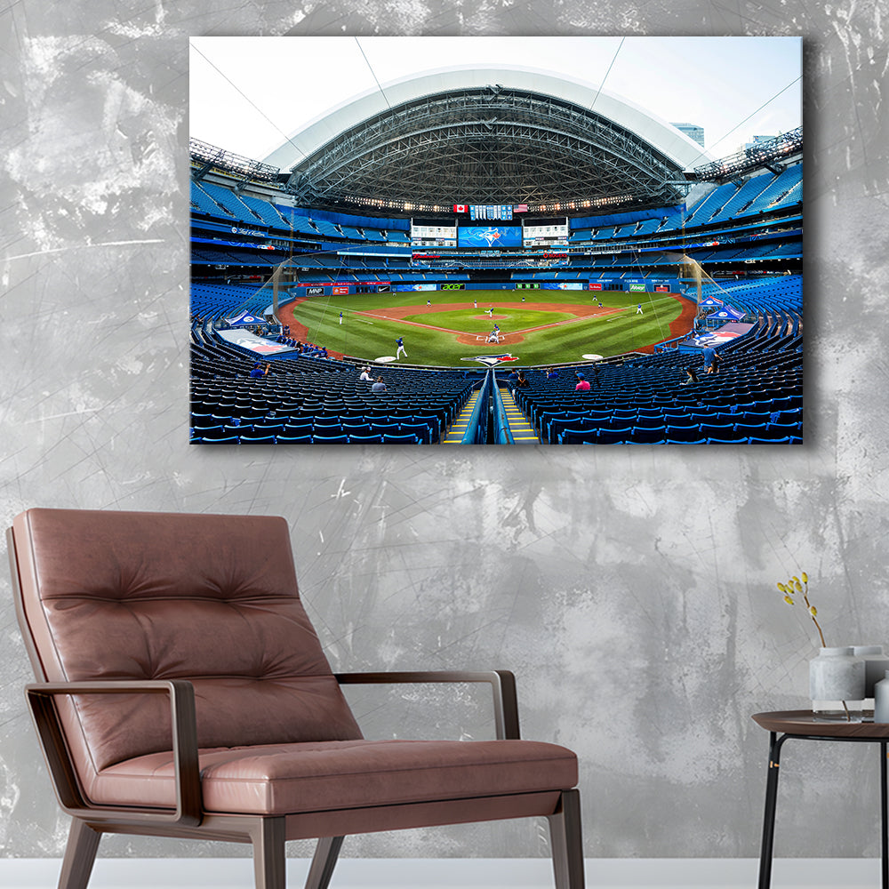 Rogers Centre, Stadium Canvas, Sport Art, Gift for him, Man Cave Decor, Art Print, Canvas Print Wall Art