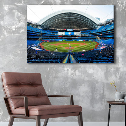 Rogers Centre, Stadium Canvas, Sport Art, Gift for him, Man Cave Decor, Art Print, Canvas Print Wall Art