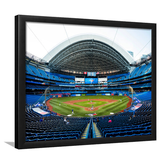 Rogers Centre, Stadium Canvas, Sport Art, Gift for him, Framed Art Print Wall Decor, Picture Framed