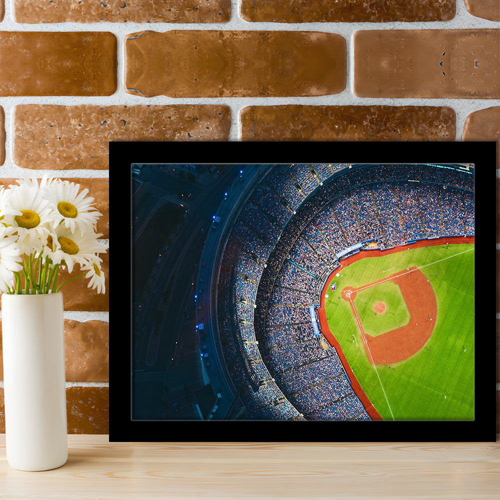 Rogers Centre Stadium, Stadium Canvas, Sport Art, Gift for him, Framed Art Print Wall Decor, Picture Framed