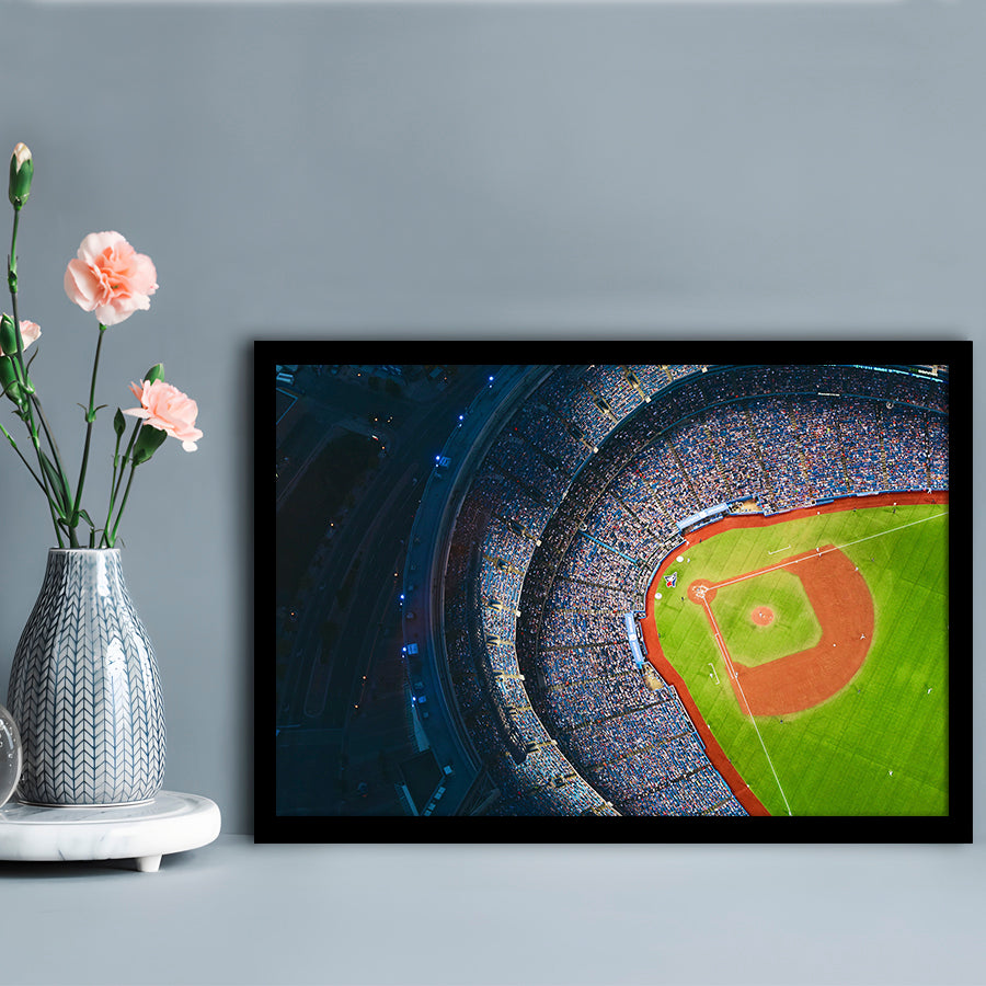 Rogers Centre Stadium, Stadium Canvas, Sport Art, Gift for him, Framed Art Print Wall Decor, Picture Framed