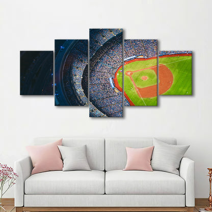 Rogers Centre Stadium, Stadium Canvas, Sport Art, Gift for him, 5 Panel, Large Canvas, Canvas Print Wall Art