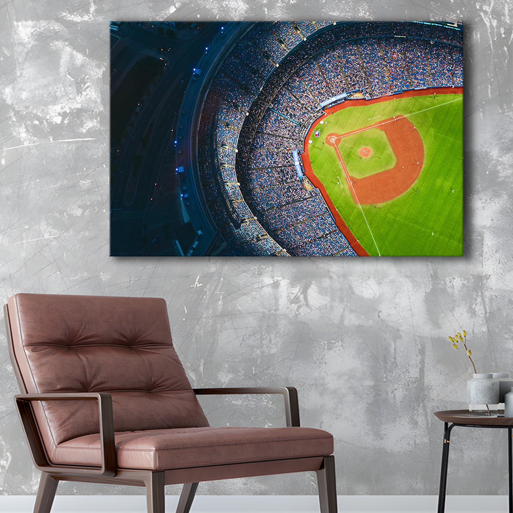 Rogers Centre Stadium, Stadium Canvas, Sport Art, Gift for him, Man Cave Decor, Art Print, Canvas Print Wall Art