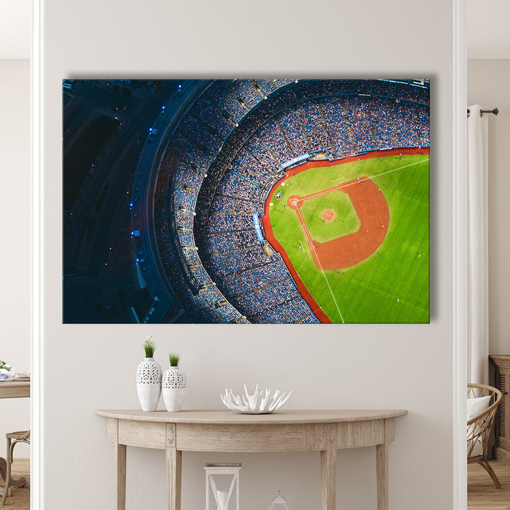 Rogers Centre Stadium, Stadium Canvas, Sport Art, Gift for him, Man Cave Decor, Art Print, Canvas Print Wall Art