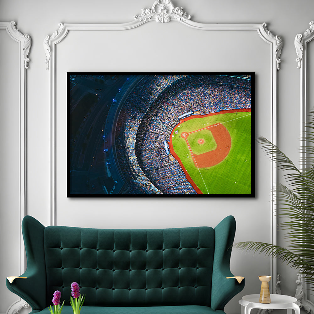 Rogers Centre Stadium, Stadium Canvas, Sport Art, Gift for him, Framed Art Print Wall Decor, Picture Framed
