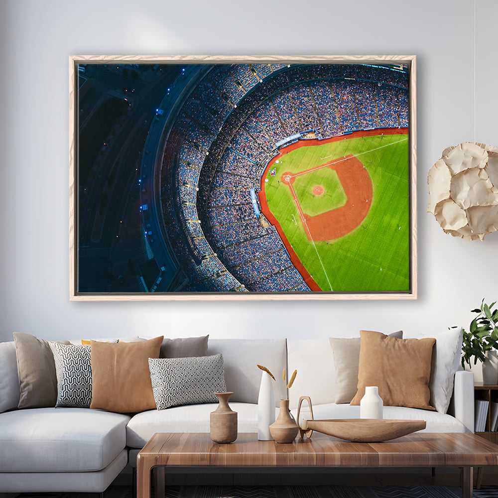 Rogers Centre Stadium, Stadium Canvas, Sport Art, Framed Canvas Print Wall Art, Floating Frame
