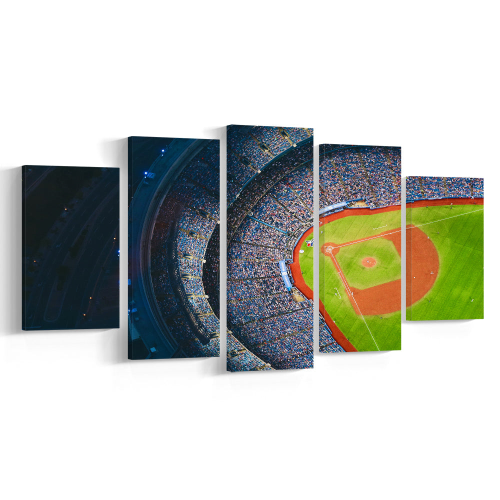 Rogers Centre Stadium, Stadium Canvas, Sport Art, Gift for him, 5 Panel, Large Canvas, Canvas Print Wall Art