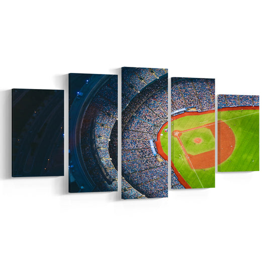Rogers Centre Stadium, Stadium Canvas, Sport Art, Gift for him, 5 Panel, Large Canvas, Canvas Print Wall Art