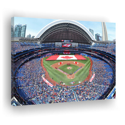 Rogers Centre Stadium in Toronto, Stadium Canvas, Sport Art, Gift for him, Man Cave Decor, Art Print, Canvas Print Wall Art