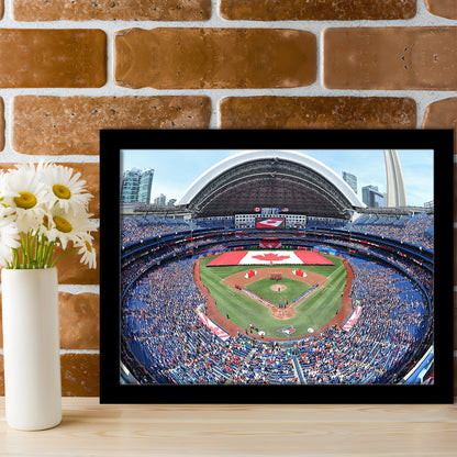 Rogers Centre Stadium in Toronto, Stadium Canvas, Sport Art, Gift for him, Framed Art Print Wall Decor, Picture Framed