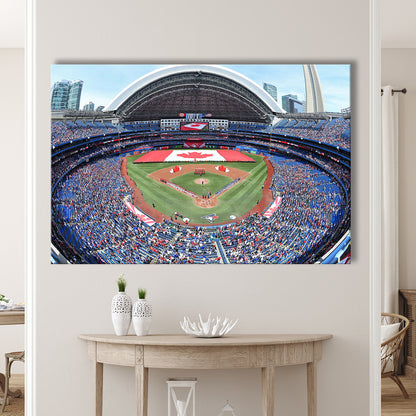 Rogers Centre Stadium in Toronto, Stadium Canvas, Sport Art, Gift for him, Man Cave Decor, Art Print, Canvas Print Wall Art