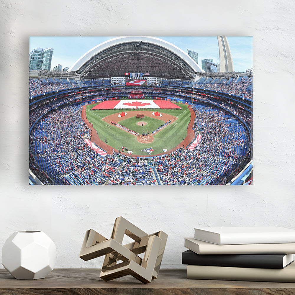 Rogers Centre Stadium in Toronto, Stadium Canvas, Sport Art, Gift for him, Man Cave Decor, Art Print, Canvas Print Wall Art