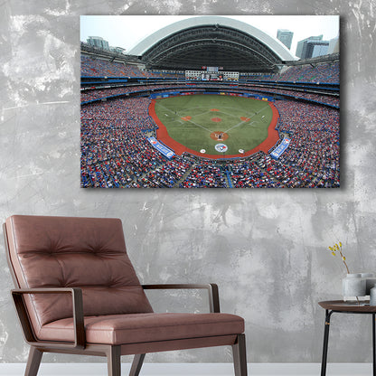 Rogers Centre in Canada, Stadium Canvas, Sport Art, Gift for him, Man Cave Decor, Art Print, Canvas Print Wall Art